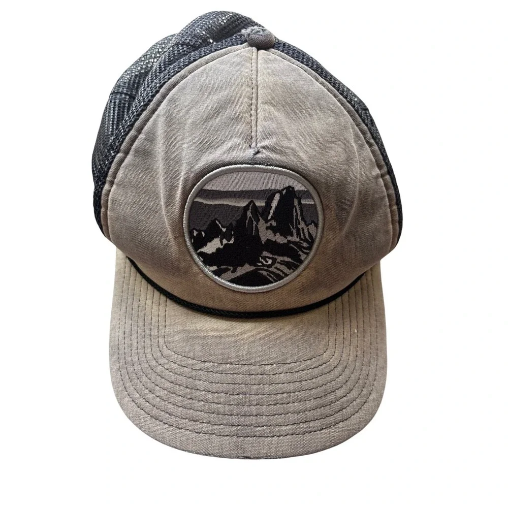 Patagonia Fitz Roy Mountain Patch Trucker Hat Mesh Snapback Cap Gorpcore Fishing